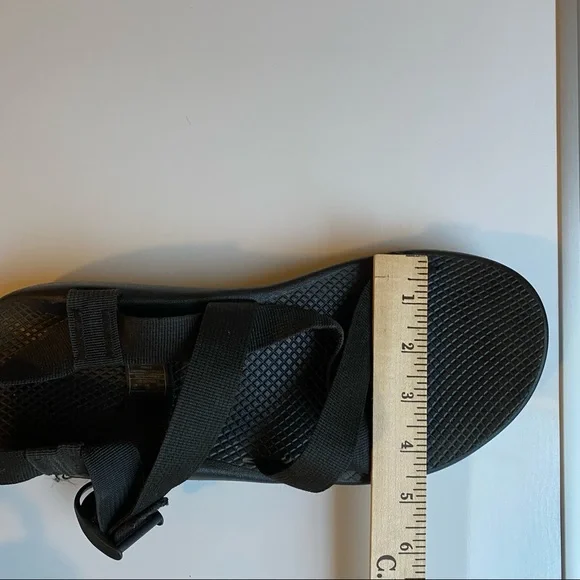 Chaco Men Size 13 Black Strap Summer Sandals - Picture 8 of 10